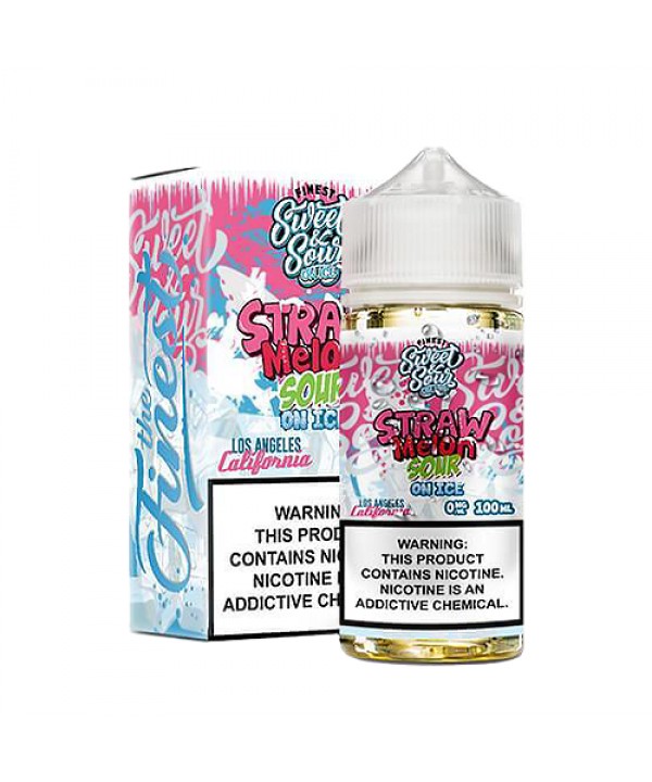 Straw Melon Sour On Ice by Finest Sweet & Sour (Candy Shop) 100ml