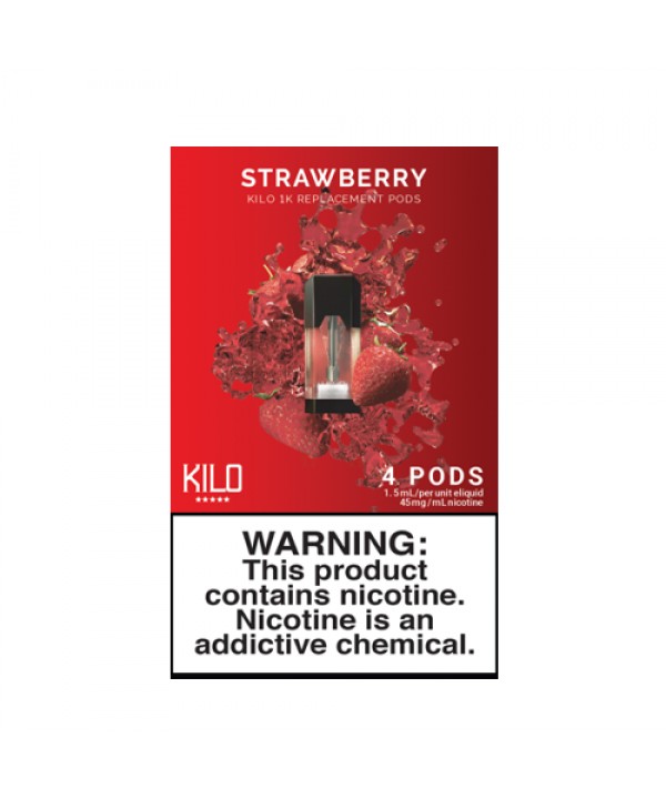 Strawberry - Pack of 4 Pods by Kilo 1K