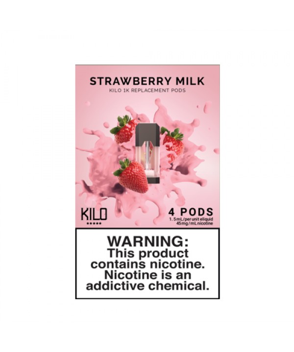 Strawberry Milk - Pack of 4 Pods by Kilo 1K