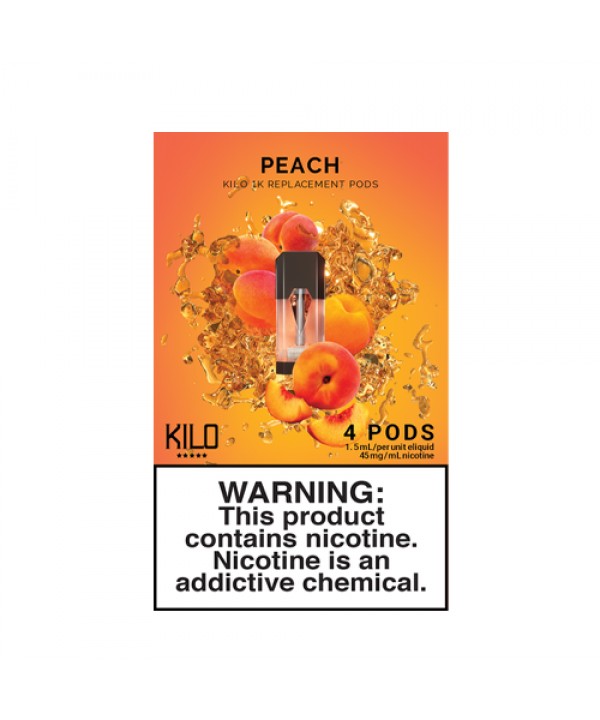 Peach - Pack of 4 Pods by Kilo 1K