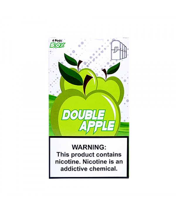 Double Apple - Pack of 4 Juul Compatible Pods by SKOL
