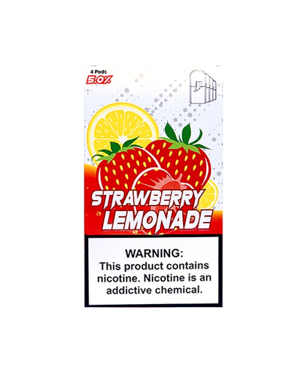 Strawberry Lemonade - Pack of 4 Juul Compatible Po...