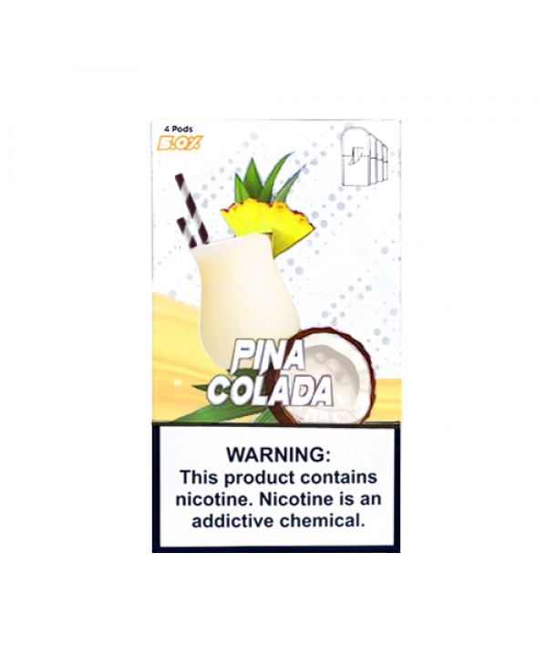 Pina Colada - Pack of 4 Juul Compatible Pods by SK...