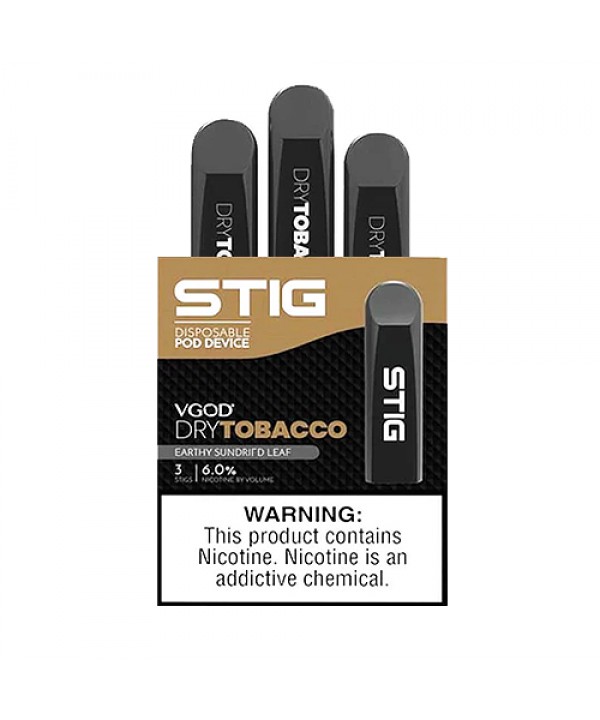 VGOD Dry Tobacco Disposable Pod - Pack of 3 by VGOD STIG