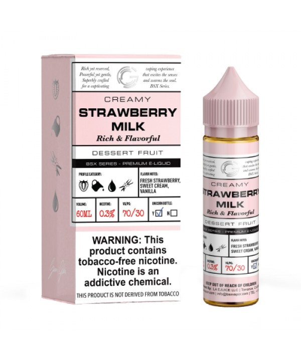 Strawberry Milk by Glas Basix Series 60ml