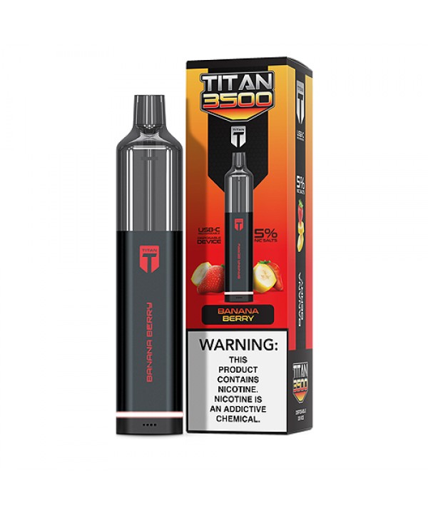 Banana Berry Disposable Pod (3500 Puffs) by Titan ...