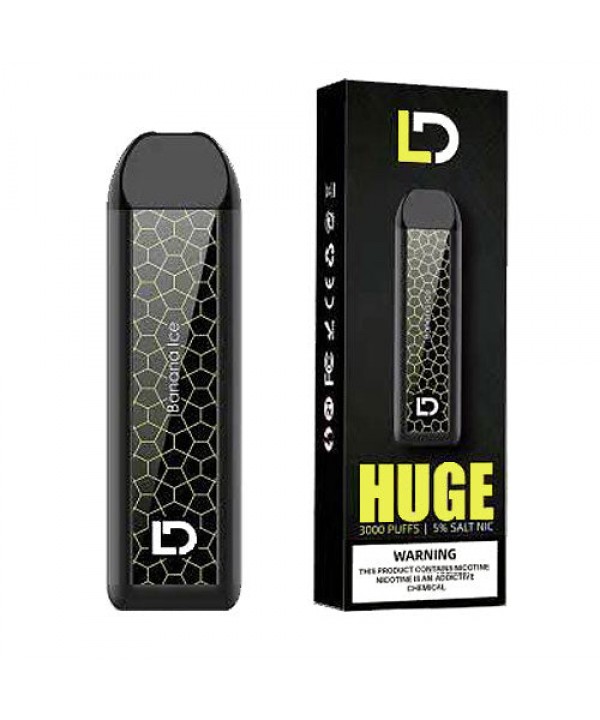 Banana Ice Disposable Pod (3000 Puffs) by Huge