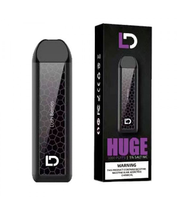 Lush Berries Disposable Pod (3000 Puffs) by Huge