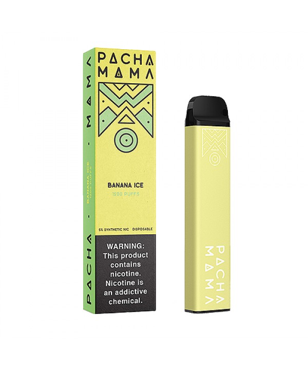 Banana Ice Disposable Pod (1200 Puffs) by Pachamama Syn