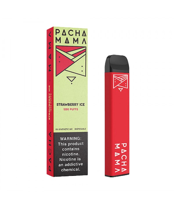 Strawberry Ice Disposable Pod (1200 Puffs) by Pachamama Syn