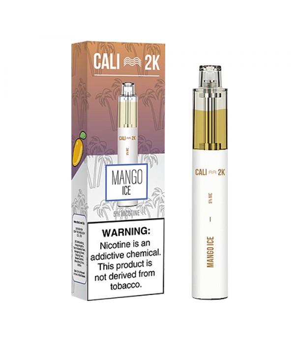 Mango Ice (Frozen Mango Nectar) Disposable Pod (2000 Puffs) by Cali Bars 2K