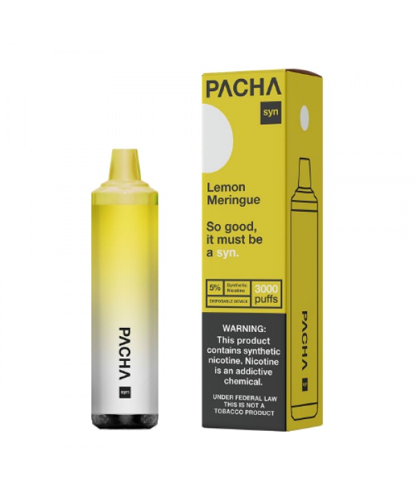 Lemon Meringue Disposable Pod (3000 Puffs) by Pachamama Syn