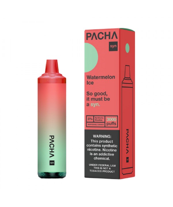 Watermelon Ice Disposable Pod (3000 Puffs) by Pachamama Syn