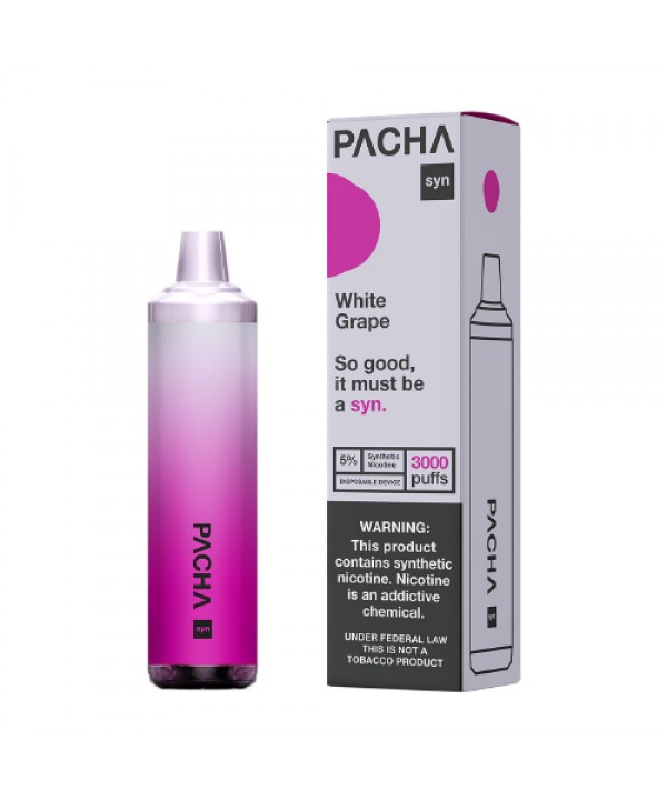 White Grape Disposable Pod (3000 Puffs) by Pachama...