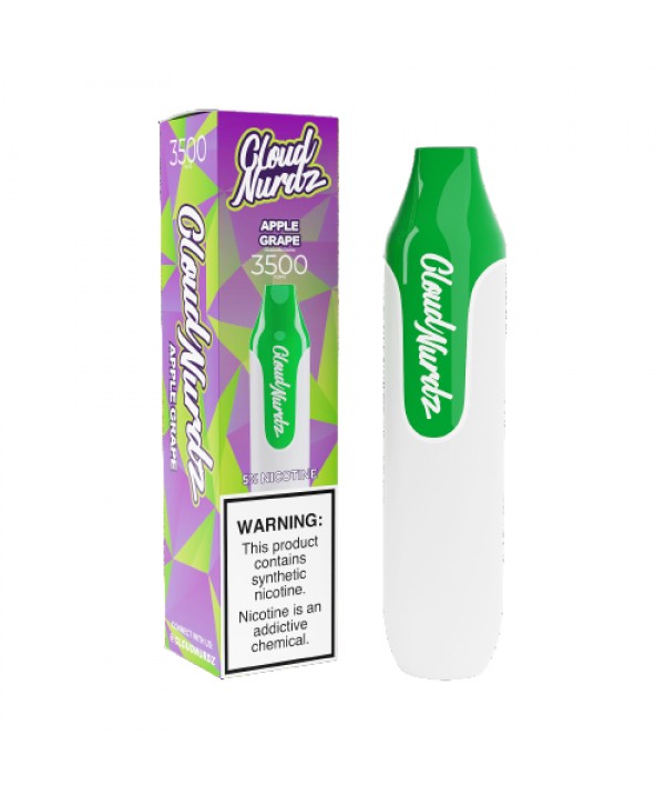 Apple Grape Disposable Pod (3500 Puffs) by Cloud Nurdz Disposables