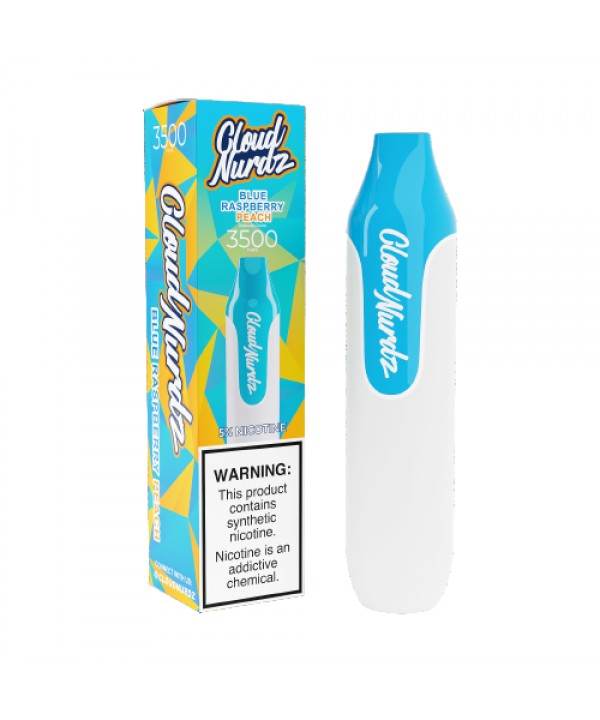 Blue Raspberry Peach Disposable Pod (3500 Puffs) by Cloud Nurdz Disposables