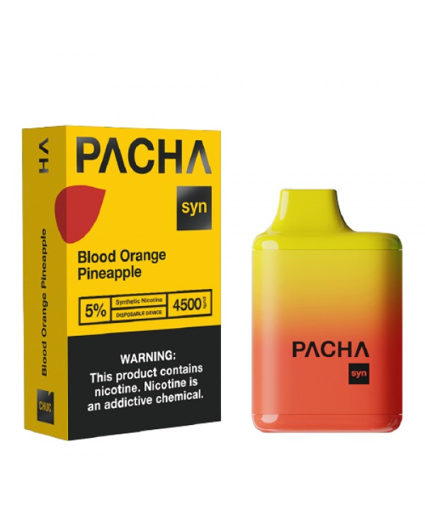 Blood Orange Pineapple Disposable Pod (4500 Puffs) by Pachamama Syn