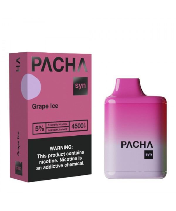 Grape Ice Disposable Pod (4500 Puffs) by Pachamama Syn