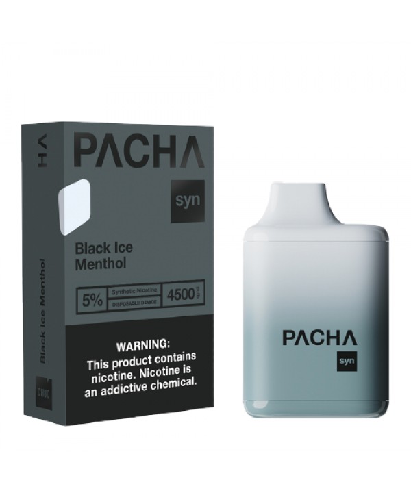 Black Ice Menthol Disposable Pod (4500 Puffs) by Pachamama Syn