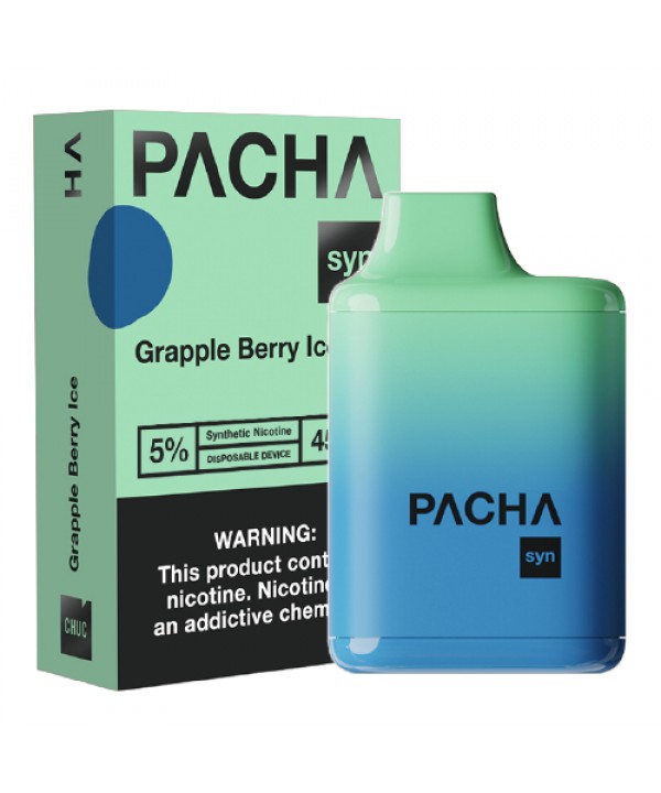 Grapple Berry Ice Disposable Pod (4500 Puffs) by Pachamama Syn