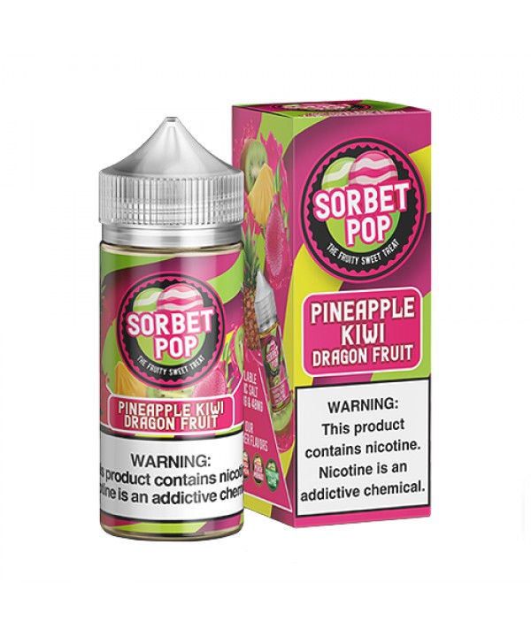 Pineapple Kiwi Dragon Fruit by Sorbet Pop 100ml