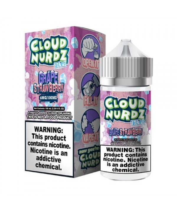 Grape Strawberry Iced by Cloud Nurdz 100ml