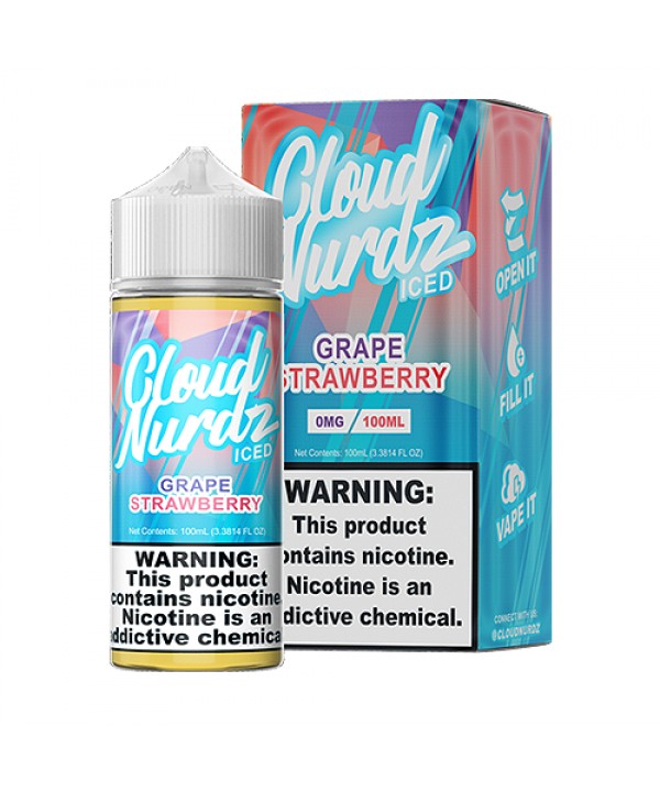 Grape Strawberry Iced by Cloud Nurdz 100ml