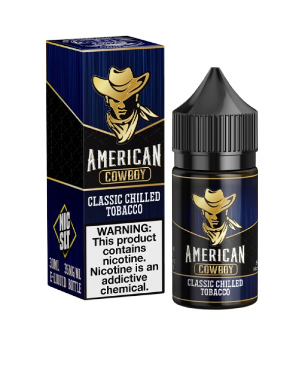 Classic Chilled Tobacco by American Cowboy Nic Slt...