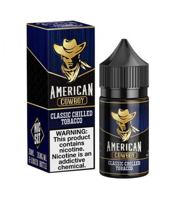 Classic Chilled Tobacco by American Cowboy Nic Slt 30ml