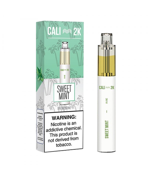 Sweet Mint Disposable Pod (2000 Puffs) by Cali Bars 2K