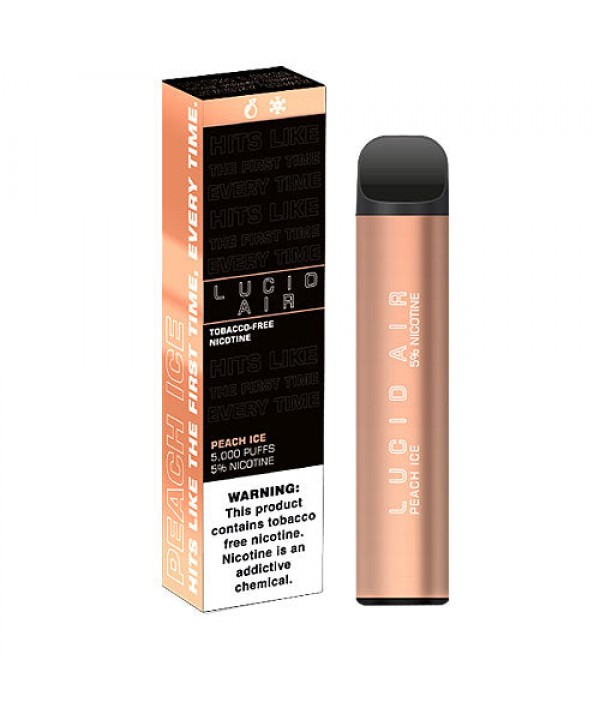 Peach Ice Disposable Pod (5000 Puffs) by Lucid Air