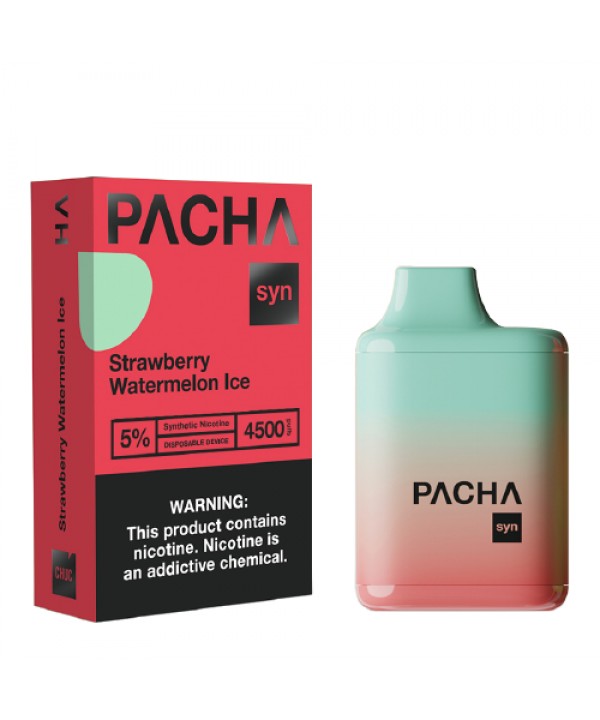 Strawberry Watermelon Ice Disposable Pod (4500 Puffs) by Pachamama Syn