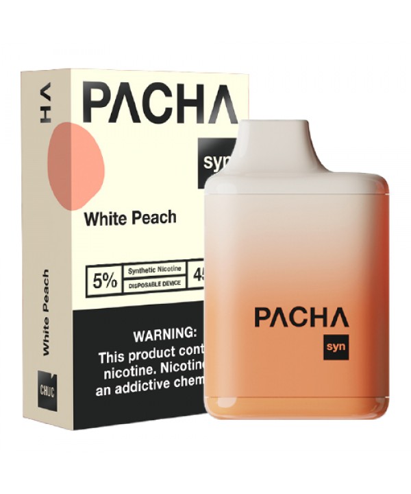 White Peach Disposable Pod (4500 Puffs) by Pachama...