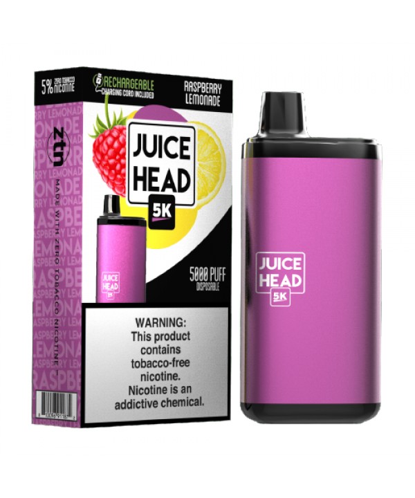 Raspberry Lemonade Disposable Pod (5000 Puffs) by Juice Head 5K