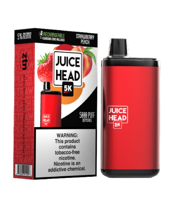 Strawberry Peach Disposable Pod (5000 Puffs) by Juice Head 5K