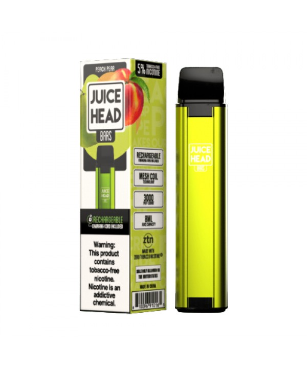 Peach Pear Disposable Pod (3000 Puffs) by Juice Head Bars