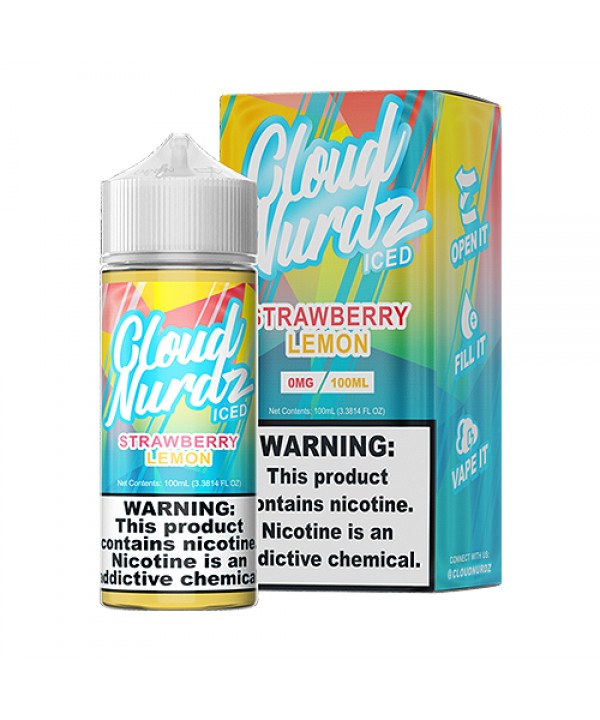 Strawberry Lemon Iced by Cloud Nurdz 100ml