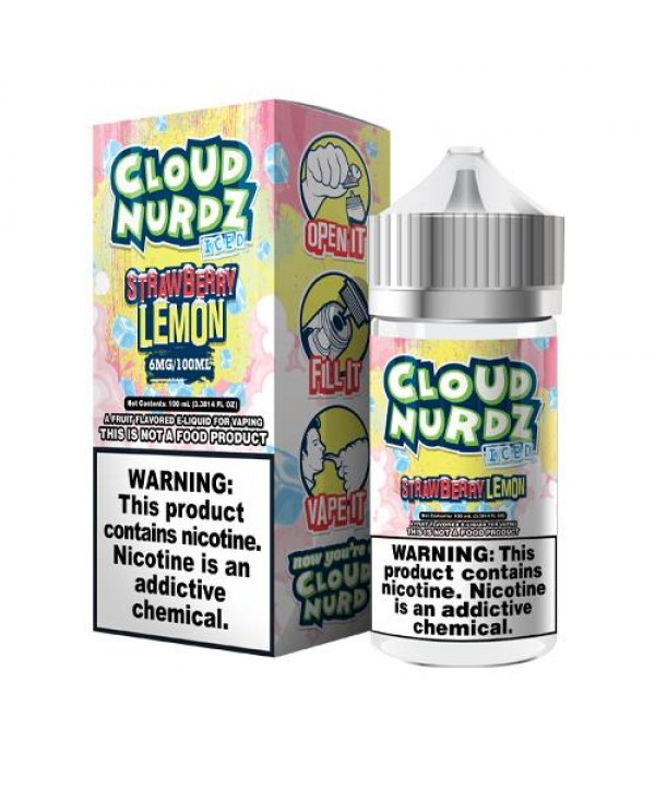 Strawberry Lemon Iced by Cloud Nurdz 100ml