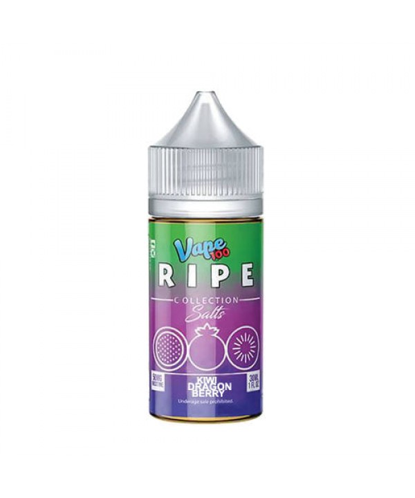 Kiwi Dragon Berry by Vape 100 Ripe Collection Salts 30ml