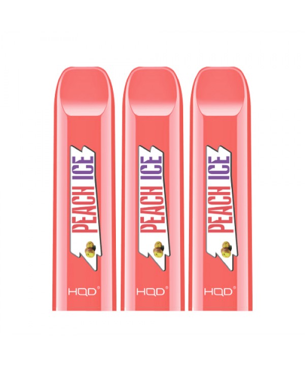 Peach Ice Disposable Vape Pod (Pack of 3) by HQD V...