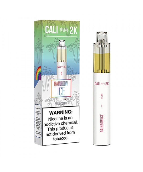 Rainbow Ice (Frozen Rainbow) Disposable Pod (2000 Puffs) by Cali Bars 2K