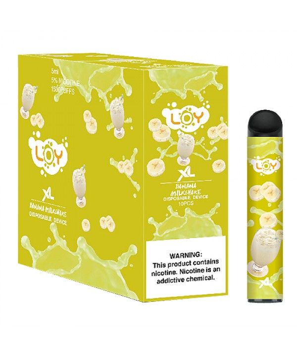 Banana Milkshake Disposable Pod (1500 Puffs) by LO...