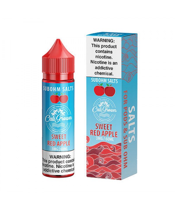 Sweet Red Apple (Grizzly Apple) by California Grown E-Liquids 60ml