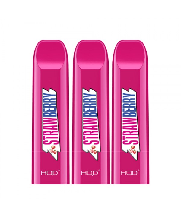Strawberry Disposable Vape Pod (Pack of 3) by HQD ...