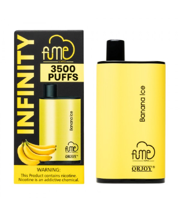 Banana Ice Disposable Vape (3500 Puffs) by Fume Infinity