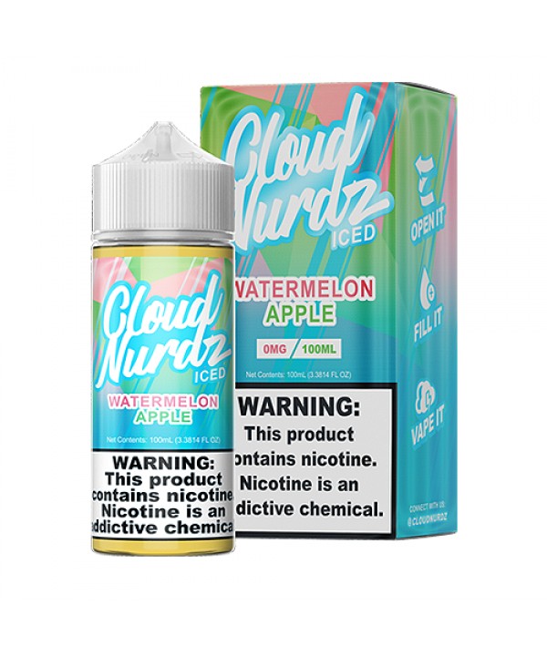 Watermelon Apple Iced by Cloud Nurdz 100ml