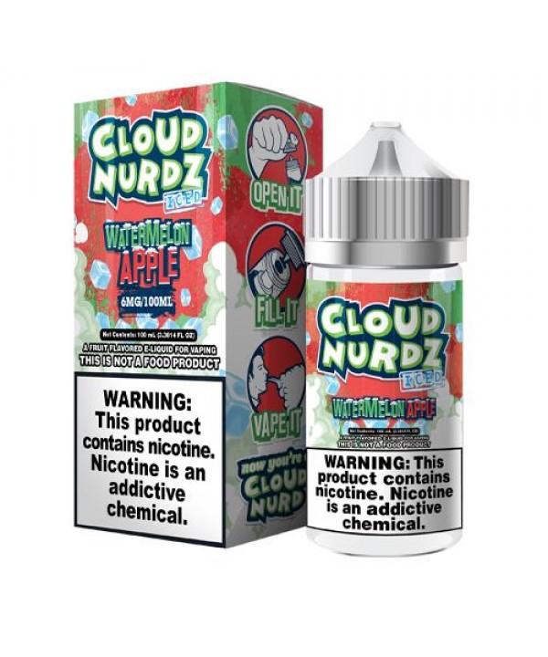 Watermelon Apple Iced by Cloud Nurdz 100ml