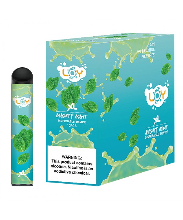 Mighty Mint Disposable Pod (1500 Puffs) by LOY XL