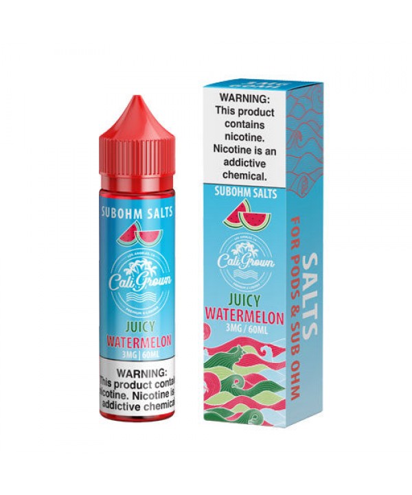 Juicy Watermelon (Wavy Watermelon) by California Grown E-Liquids 60ml