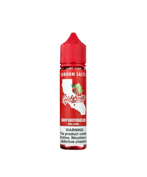 Juicy Watermelon (Wavy Watermelon) by California Grown E-Liquids 60ml